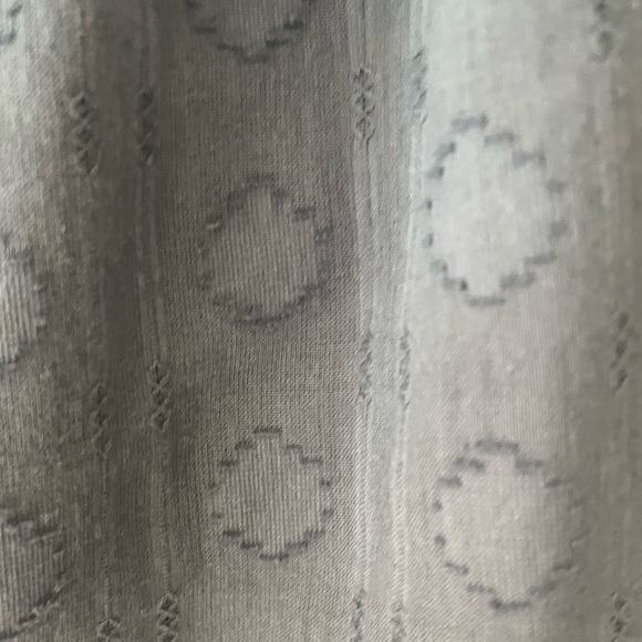 ANTHROPOLOGIE Peregrine Cotton Midi dress Blue Gray L 12 14 - Picture 12 of 15